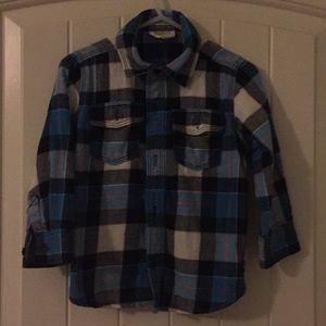 Boys long sleeve flannel shirt